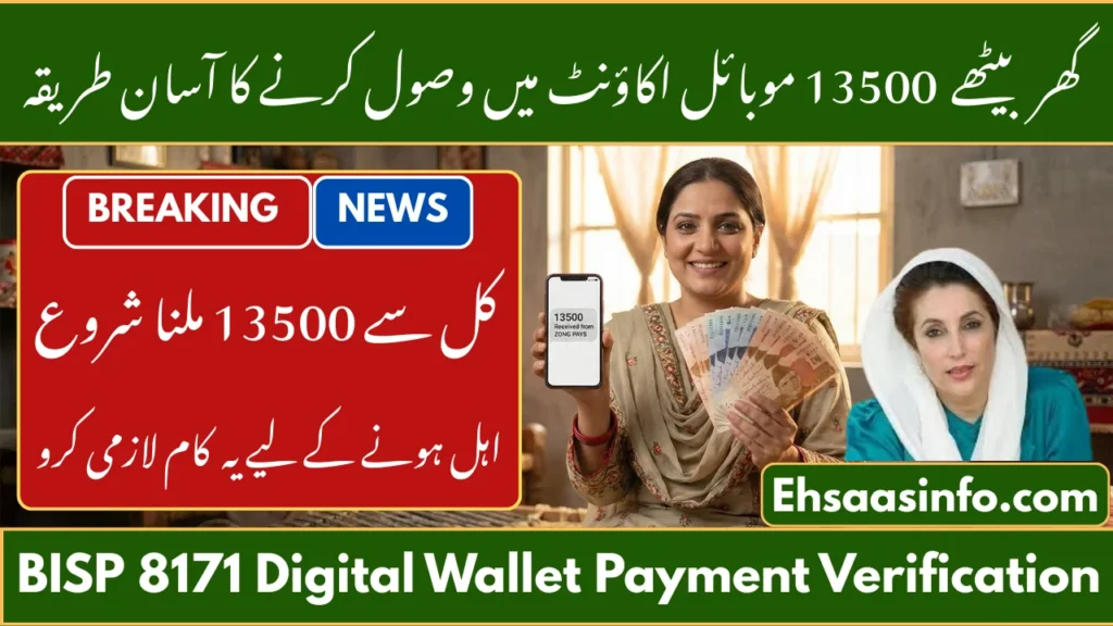 BISP 8171 Digital Wallet Payment Verification Complete Details 1 BISP 8171 Digital Wallet Payment Verification
