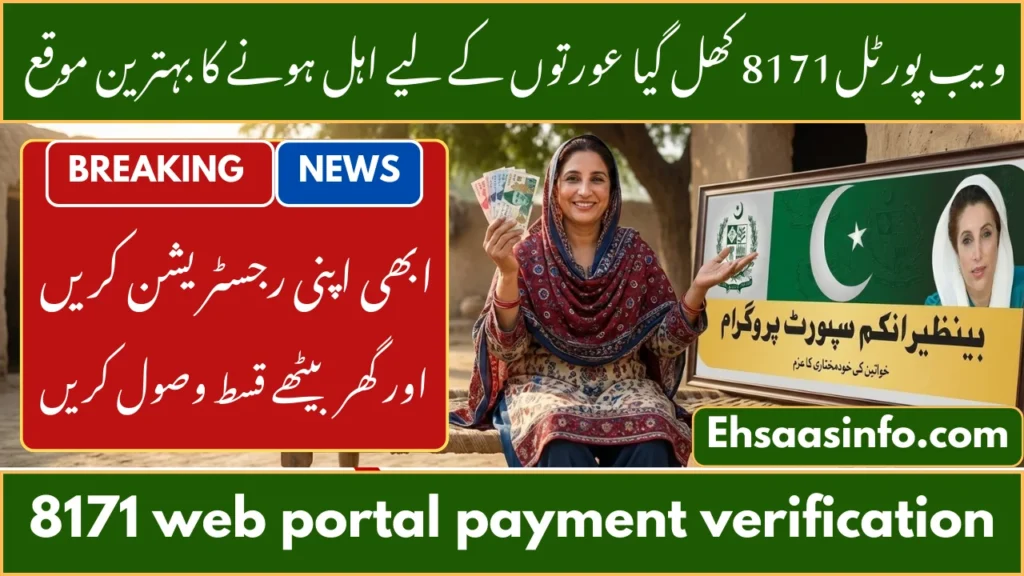 BISP 8171 Web Portal Update 2026 Complete Details 3 bisp 8171 web portal payment verification