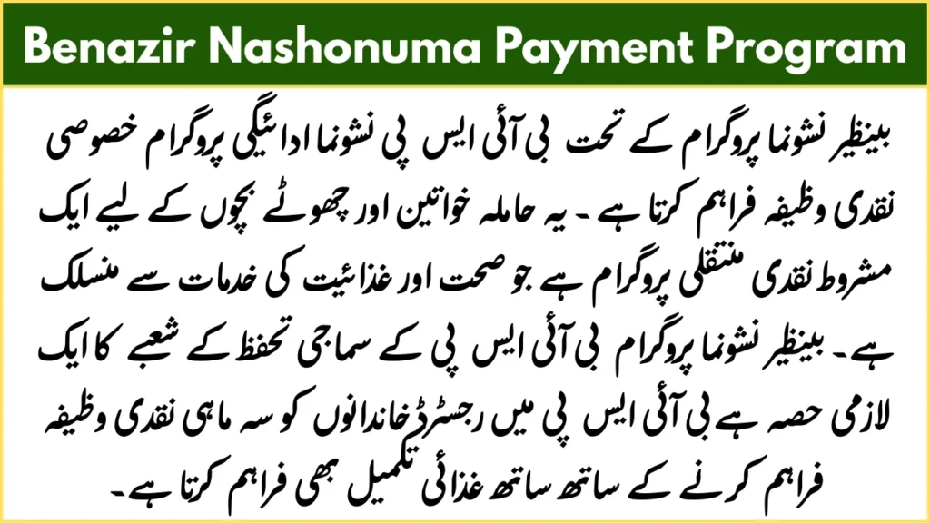 benazir nashonuma program