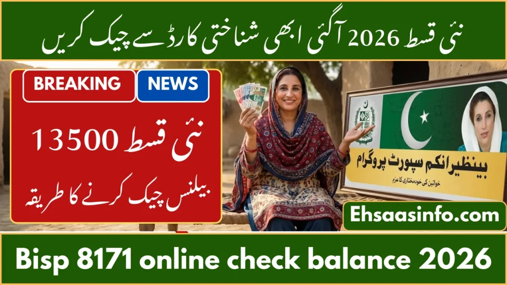 BISP 8171 Online Check Balance 2026 Complete Details 1 bisp 8171 online check balance